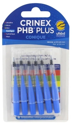 Crinex Phb Plus Conical Plus 1,3, 6 Interdentalbürsten