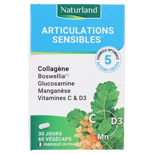 Naturland Articulații sensibile 60 de capsule vegetale