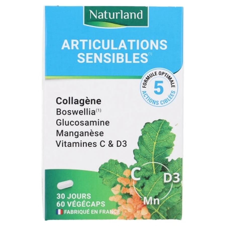 Naturland Articulații sensibile 60 de capsule vegetale