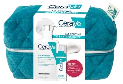 CeraVe Anti-Blemish Schaumgel 236 ml + Retinol Anti-Mark Serum 30 ml