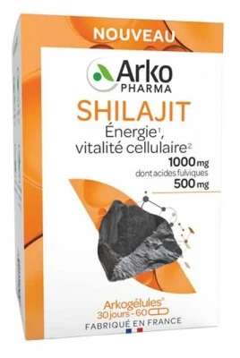 Arkopharma Arkogélules Shilajit 60 Kapseln