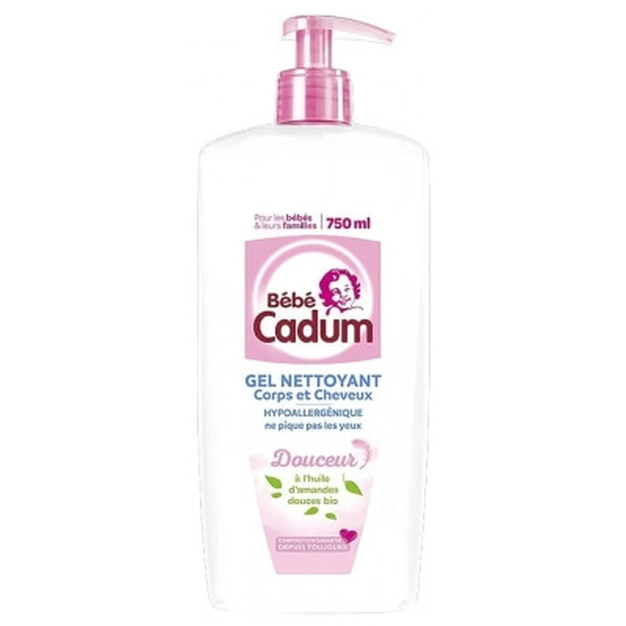 Cadum Baby – delikatny żel myjący Cadum, 750 ml: ceny i cechy
