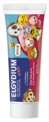 Elgydium Kinder-Zahnpasta-Gel für Kinder von 3 bis 6 Jahren, 50 ml