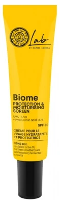 Natura Siberica Lab Biome Feuchtigkeitsspendende und schützende Gesichtscreme LSF 50, 30 ml