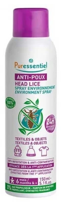 Puressentiel 24-Stunden-Raumspray gegen Läuse, 150 ml