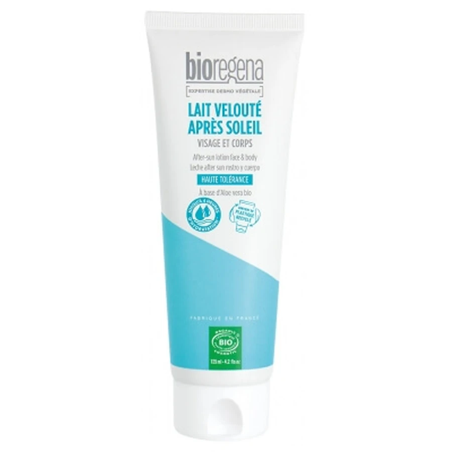 Bioregena Lapte catifelat bio pentru după expunere la soare 125 ml