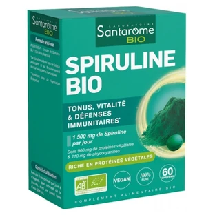 Santarome – spirulina ekologiczna, 60 tabletek