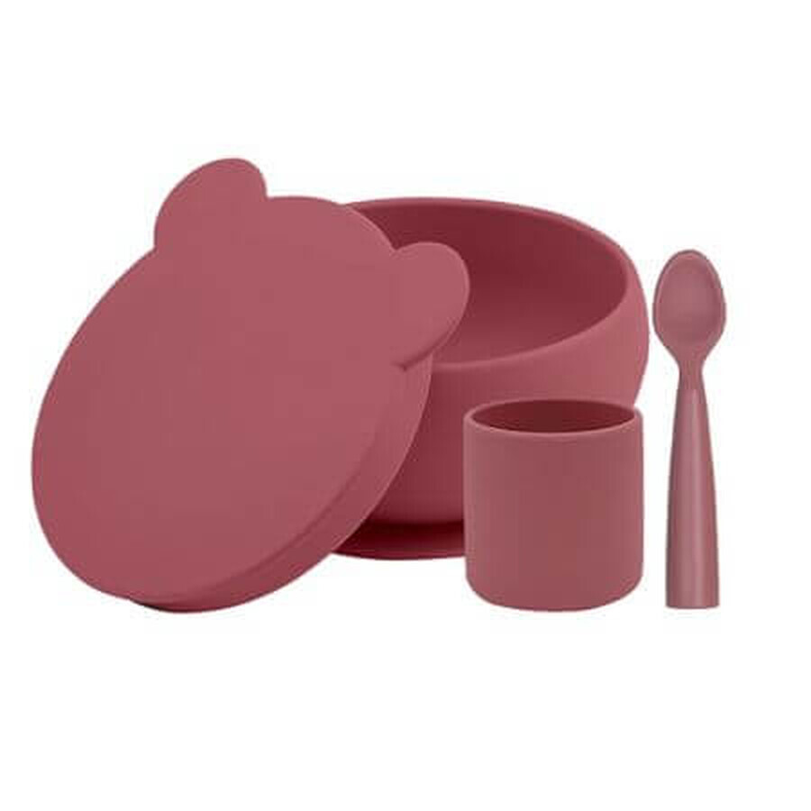 Set de hranire din silicon BWL I, Velvet Rose, Minikoioi