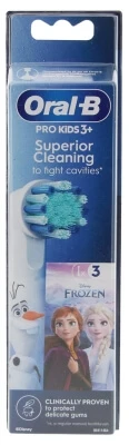 Oral-B Pro Kids ab 3 Jahren, 3 Ersatzbürstenköpfe