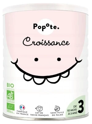 Popote Bio-Babynahrung für Kinder im Alter von 10 Monaten bis 3 Jahren, 400 g