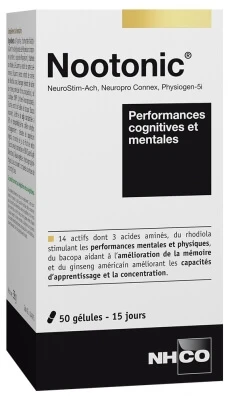 NHCO Nootonic – Für kognitive und geistige Leistungsfähigkeit – 50 Kapseln