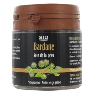 S.I.D Nutrition - Trattamento per la pelle alla bardana, 30 capsule