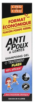 „Five out of Five“ Shampoo-Gel gegen Läuse und Nissen, 400 ml