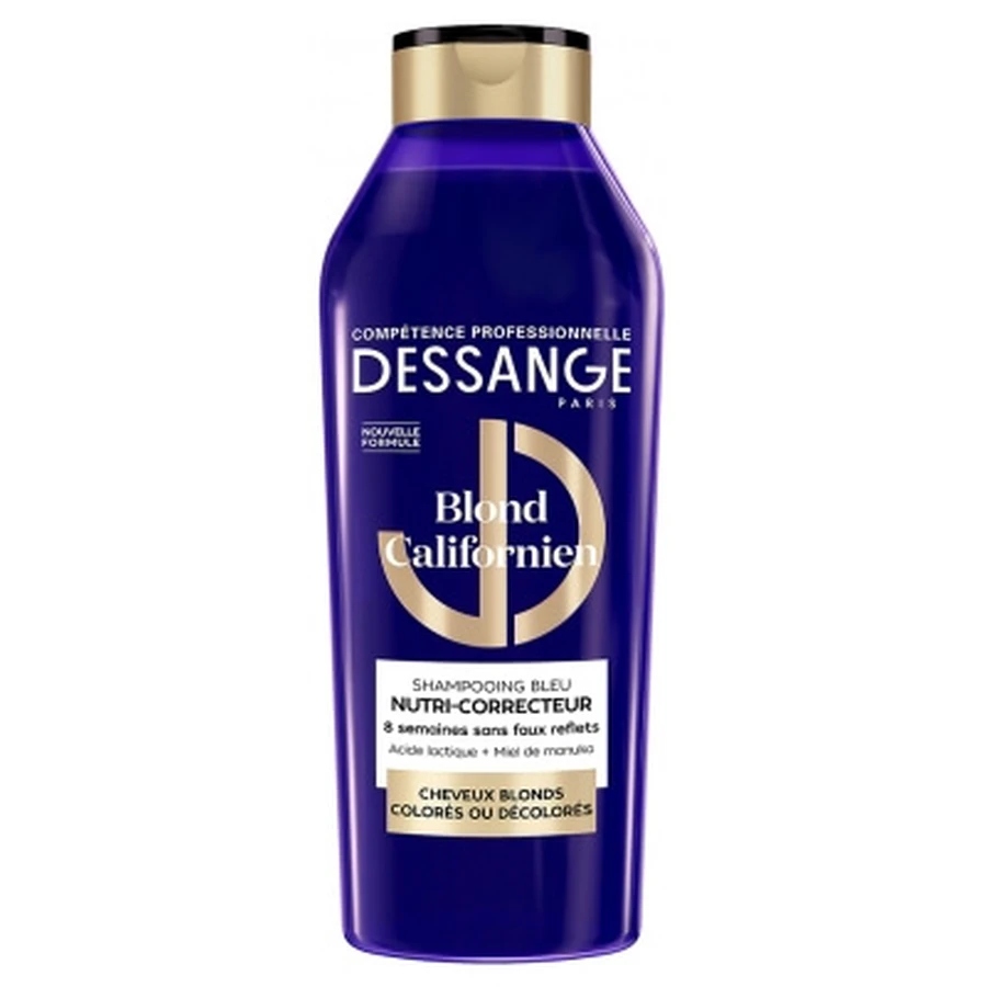 Dessange Blond Californian Șampon albastru nutritiv și corector 280 ml