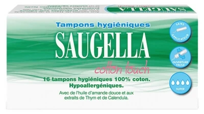Saugella Cotton Touch 16 Super Tampons