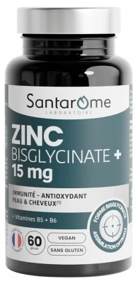 Santarome Zink-Bisglycinat+ 15 mg, 60 Kapseln