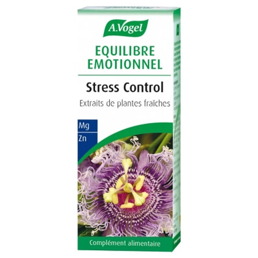A.Vogel Stress Control – Echilibru emoțional – Extracte din plante proaspete – 30 de comprimate