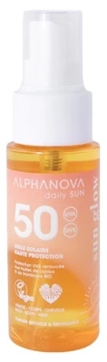 Alphanova Sun Glow Sonnencreme LSF 50, 50 ml
