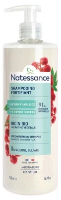 Natessance Kräftigendes Rizinusöl-Shampoo 500 ml