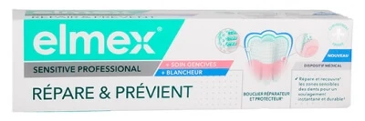 Elmex Sensitive Professional – Repariert und beugt vor + Zahnfleischpflege + Zahnaufhellung 75 ml