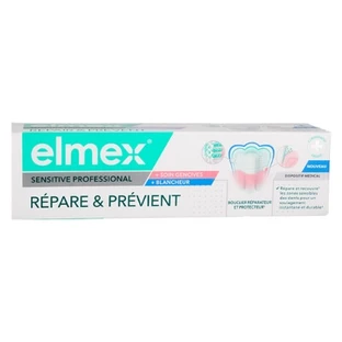 Elmex Sensitive Professional: Repară și previne + Îngrijire gingivală + Albire 75 ml