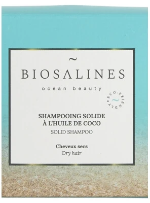 Biosalines Festes Shampoo mit Kokosöl, 75 g