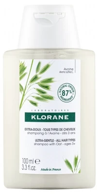 Klorane Extra-Gentle – Hafer-Shampoo für alle Haartypen, 100 ml