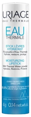 Uriage Feuchtigkeitsspendender Lippenbalsam mit Thermalwasserpulver, 4 g