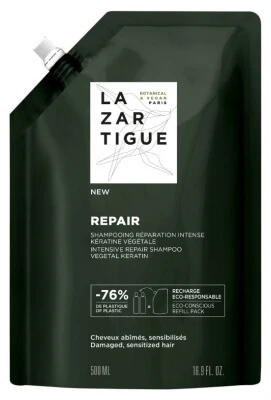 Lazartigue Repair Intense Repair Shampoo Eco-Nachfüllpackung 500 ml