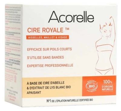 Acorelle Bio-Wachs für Achseln, Bikinizone und Gesicht, 100 g