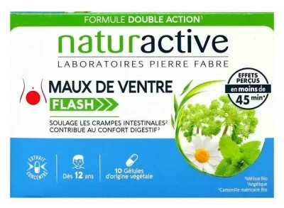 Naturactive Flash Bauchschmerzen 10 Kapseln