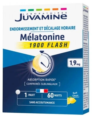 Juvamine Melatonin Flash 1,9 mg, 60 Tabletten