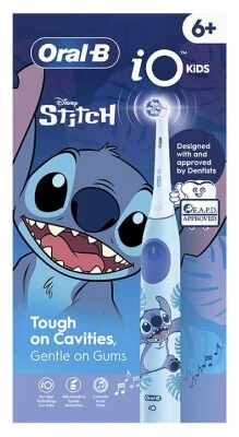 Oral-B iO Kids Stitch wiederaufladbare elektrische Zahnbürste, ab 6 Jahren
