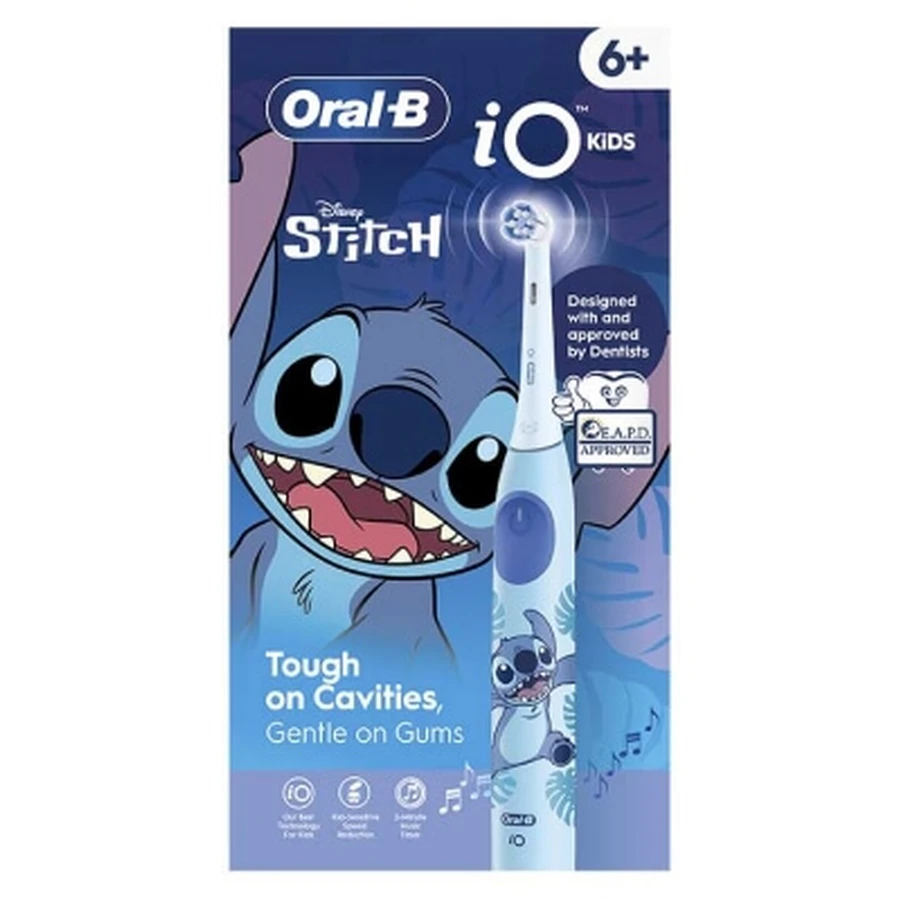 Oral-B iO Kids Stitch Rechargeable Electric Toothbrush, Ages 6 and Up