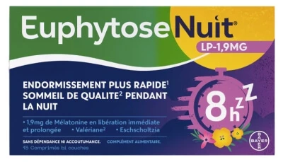 Bayer Health Euphytose Night LP 1,9 mg, 15 Retardtabletten