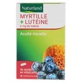 Naturland Heidelbeere + Lutein 60 Vegecaps