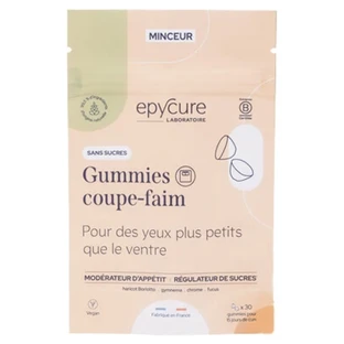 Epycure Gummies pentru reducerea apetitului, 30 de jeleuri
