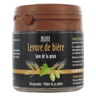 S.I.D Nutrition Îngrijirea pielii Drojdia de bere 30 de capsule