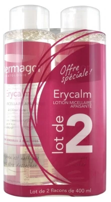 Dermagor Erycalm Beruhigende Mizellenlotion, 2er-Pack (je 400 ml)