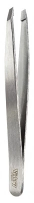 Vitry Professional Abgewinkelte Pinzette, Edelstahl, 9 cm
