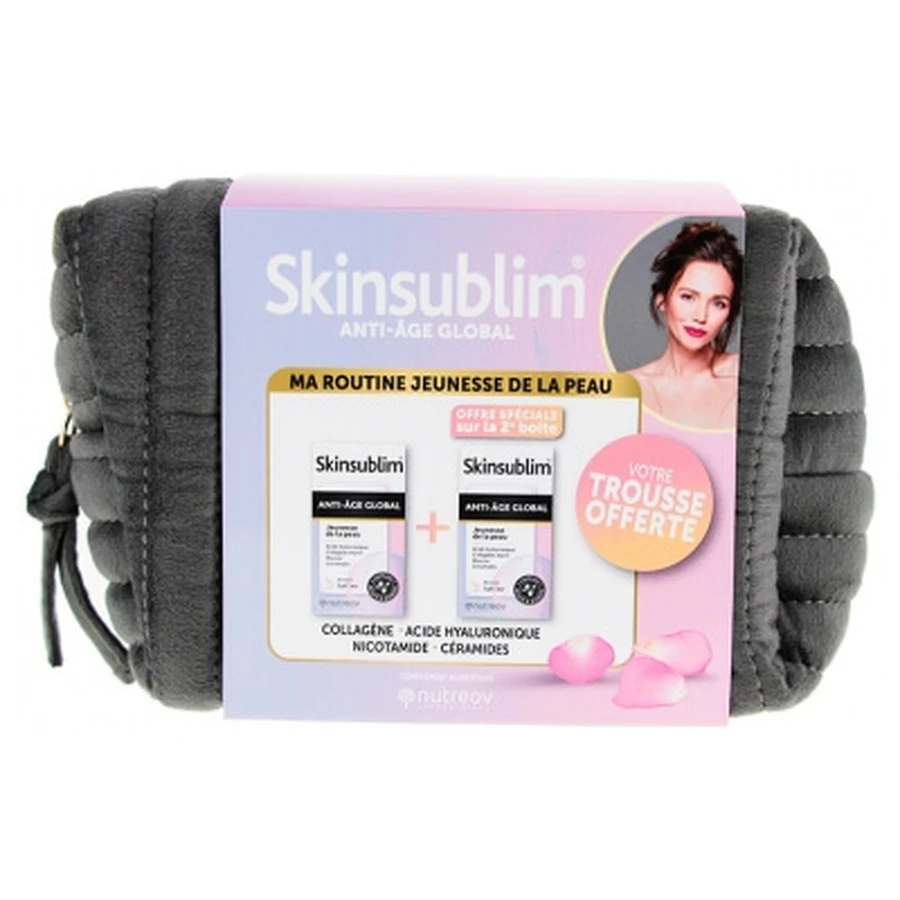 Nutreov Skinsublim Trousse Anti-Âge Global Lot de 2 x 60 Gélules