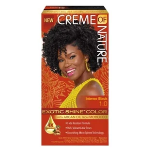 Creme of Nature Kit de vopsire permanentă nr. 1.0 Negru intens