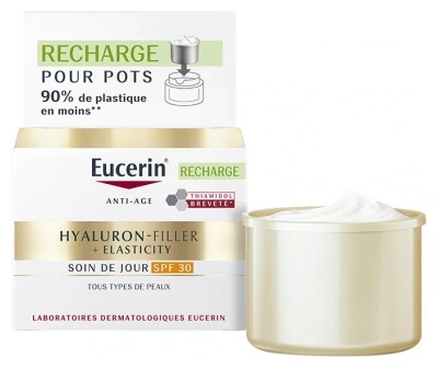 Eucerin Hyaluron-Filler + Elasticity Tagescreme LSF 30 Nachfüllpackung, 50 ml