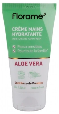 Florame Bio-Aloe-Vera-Feuchtigkeits-Handcreme, 50 ml