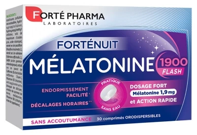 Forté Pharma Forténuit Melatonin 1900 Flash 30 Tabletten