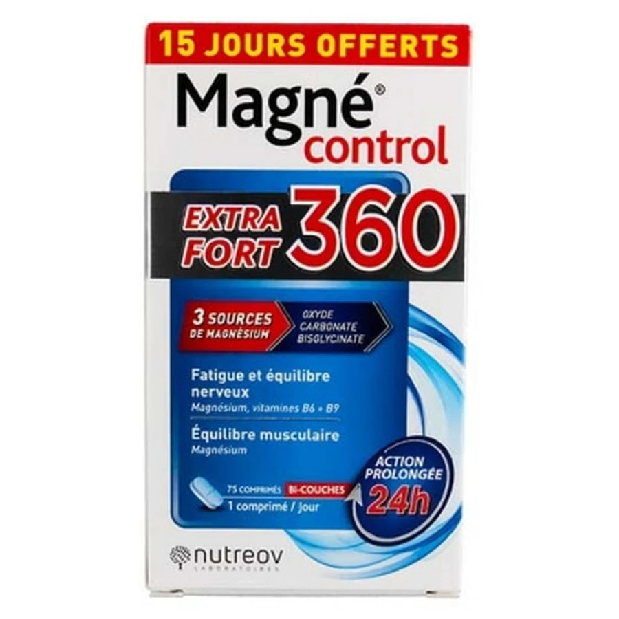 Nutreov Magne Control Extra Strong 360, 75 compresse