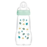 Biberon in vetro MAM Premium, 260 ml, dai 2 mesi in su, livello di flusso 2 (medio)