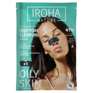 Iroha Nature Charcoal 5 Nose Patches