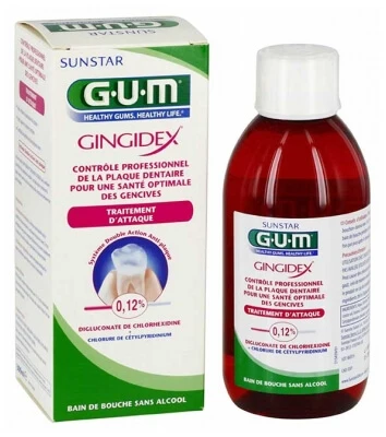 GUM Gingidex Intensivpflege-Mundwasser 300 ml