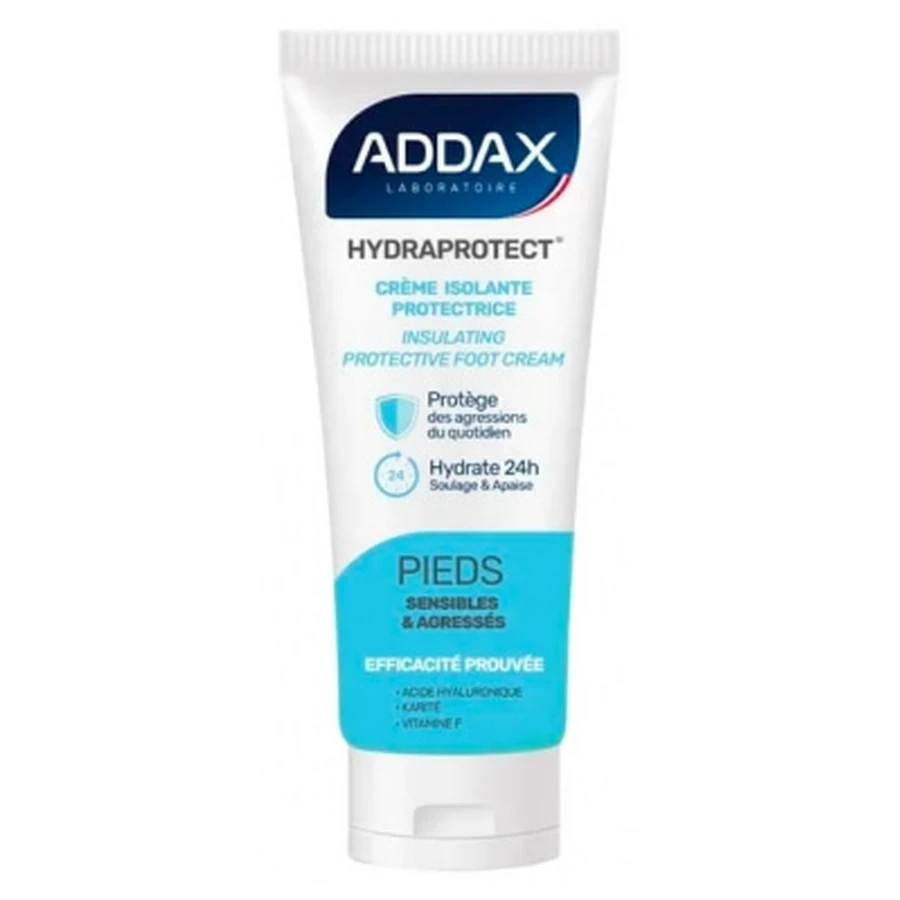 Crema protectora y aislante Addax Hydraprotect para pies sensibles y dañados, 100 ml